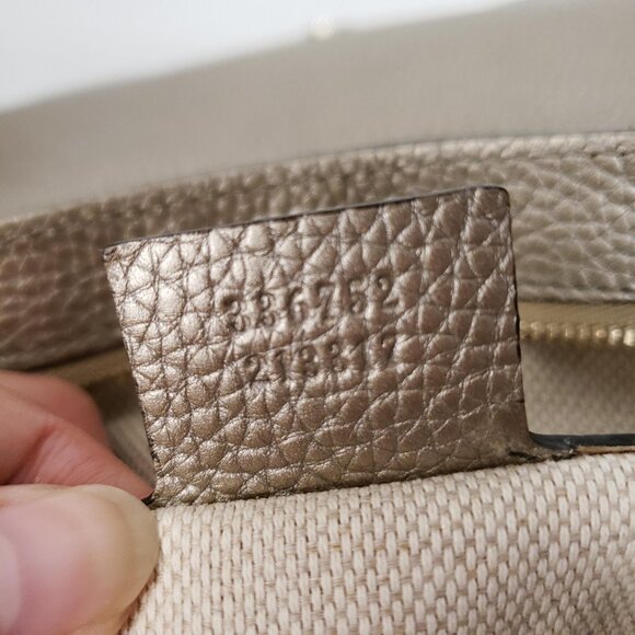 GUCCI Soho Leather Shoulder Bag 468-092625 - Picture 14 of 16